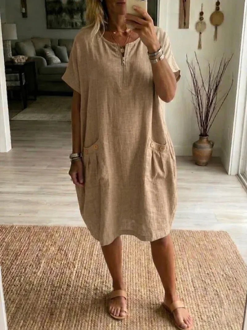 Teresa | Vestido con cremallera - Ebora Store