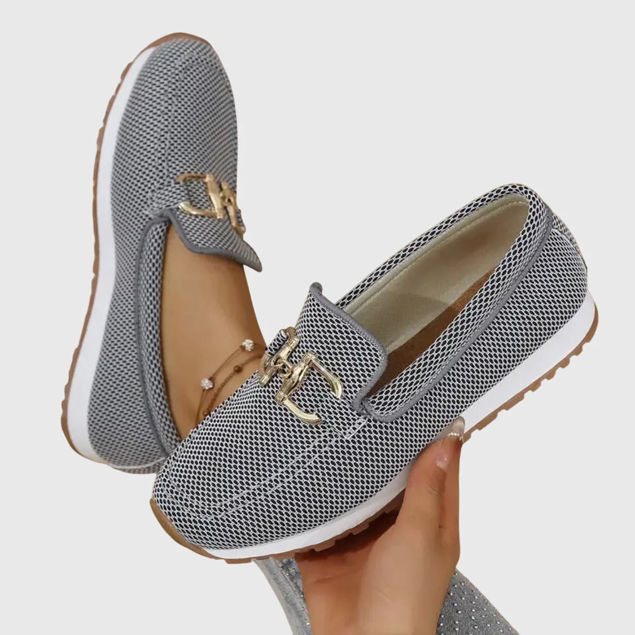 Chiara | Zapatillas deportivas tipo mocasín. - Ebora Store