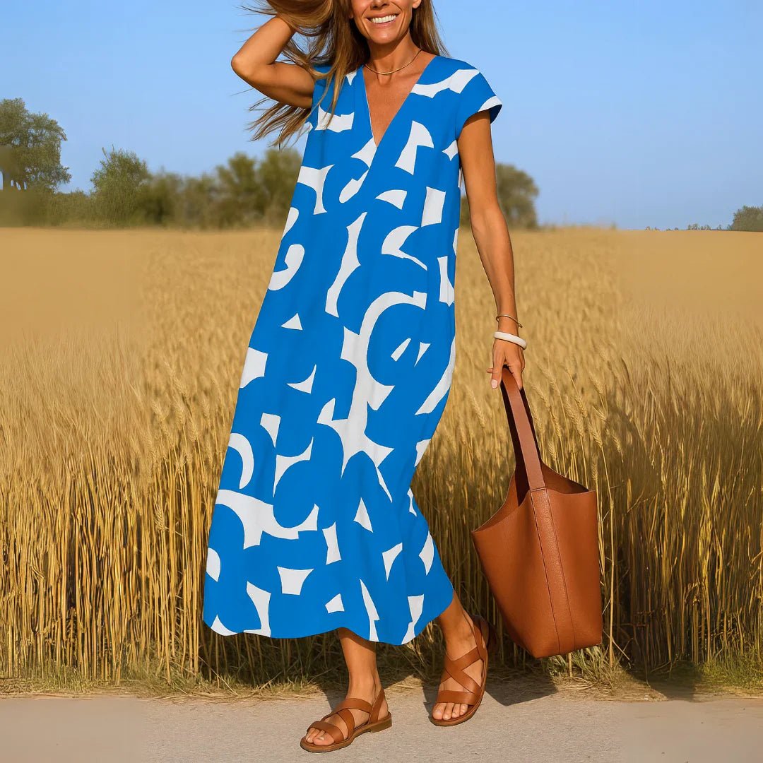Valeria | Vestido con detalles calados - Ebora Store