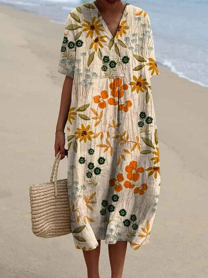 Merel | Vestido Maxi Floral Vintage