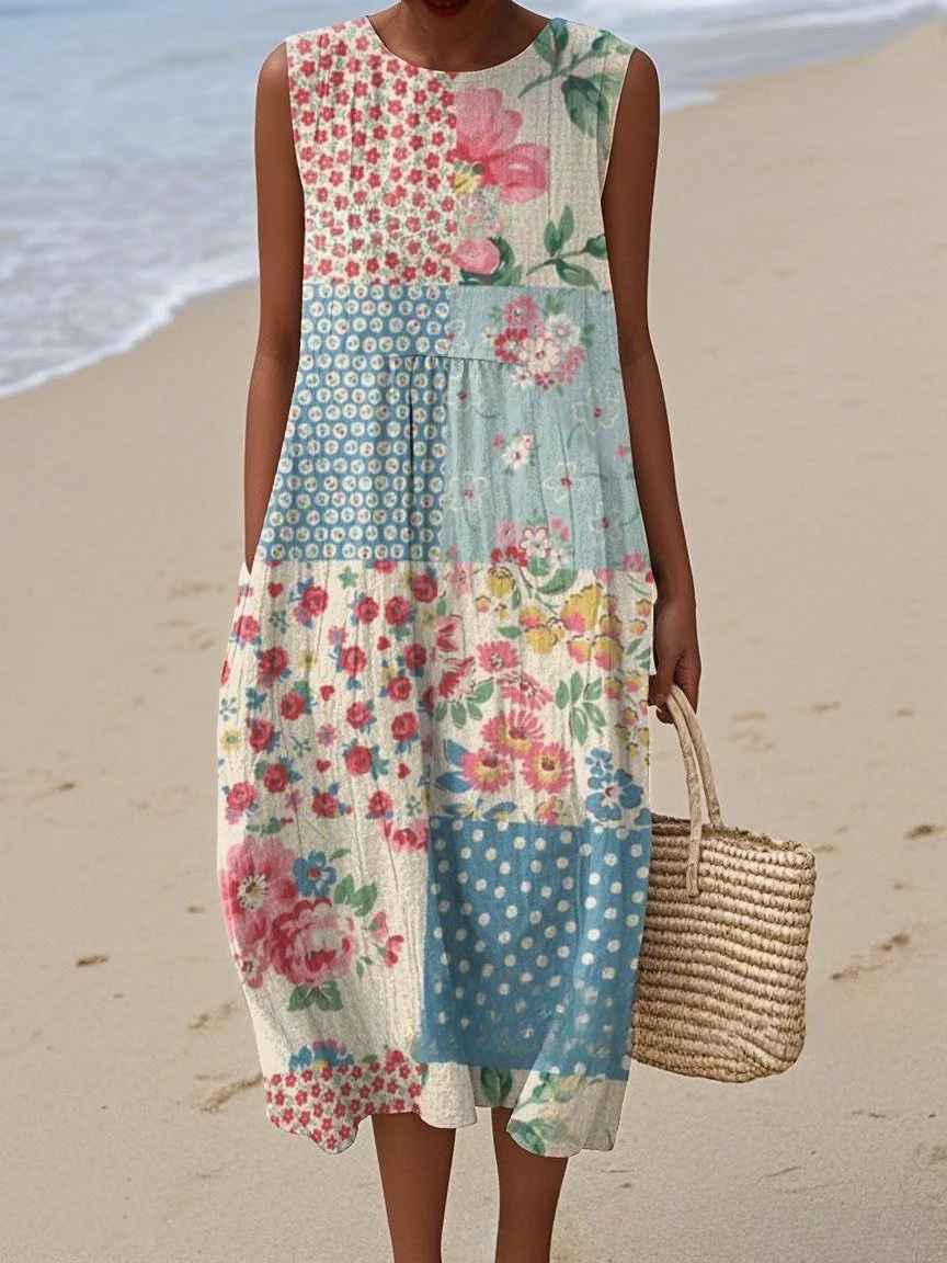Megan - Vestido de Verano Vintage - Ebora Store