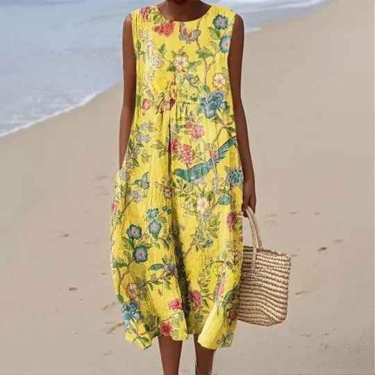 Megan - Vestido de Verano Vintage - Ebora Store