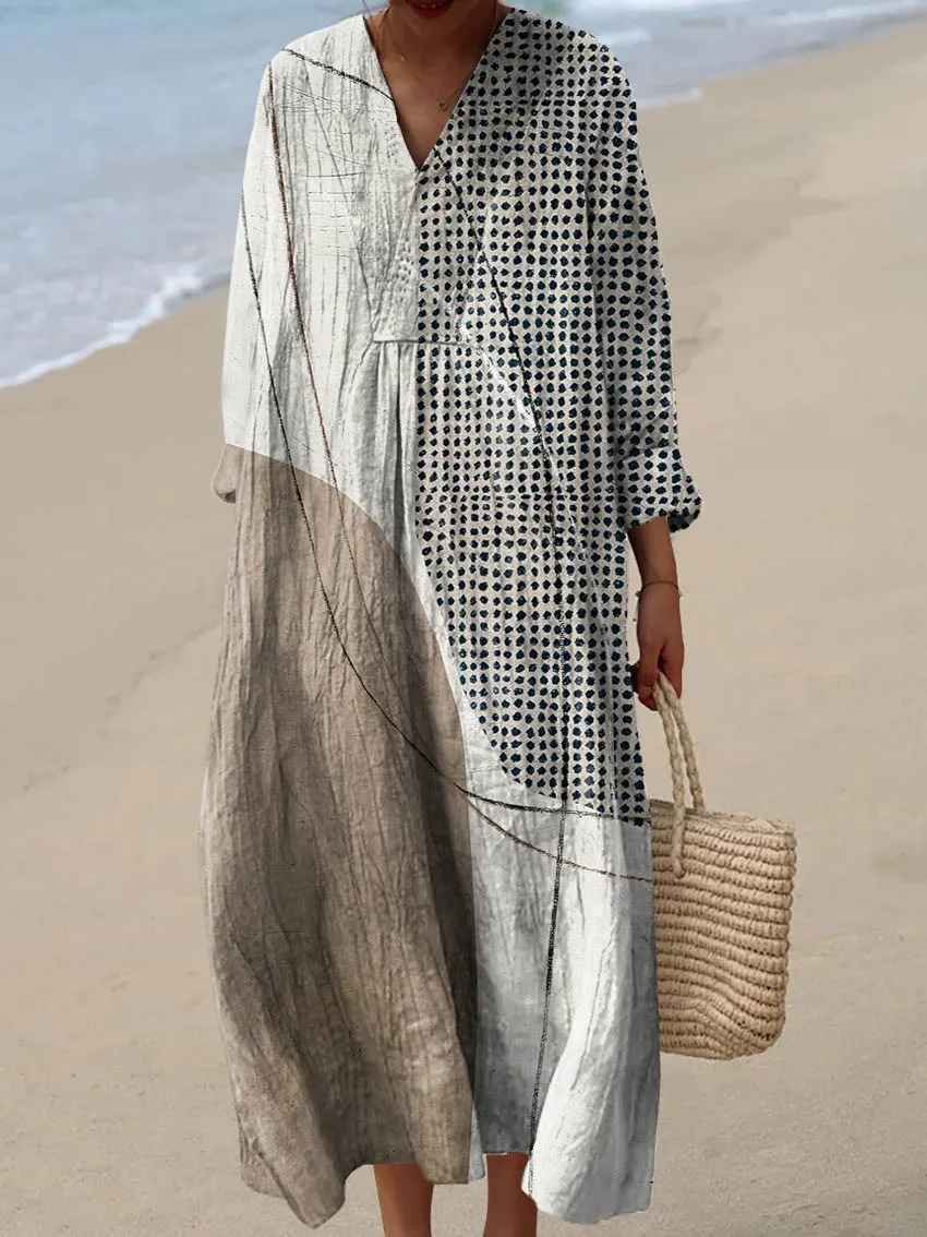 Allison - Vestido Maxi Boho Vintage