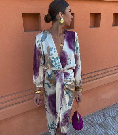 Valeria | Vestido Escote V - Ebora Store