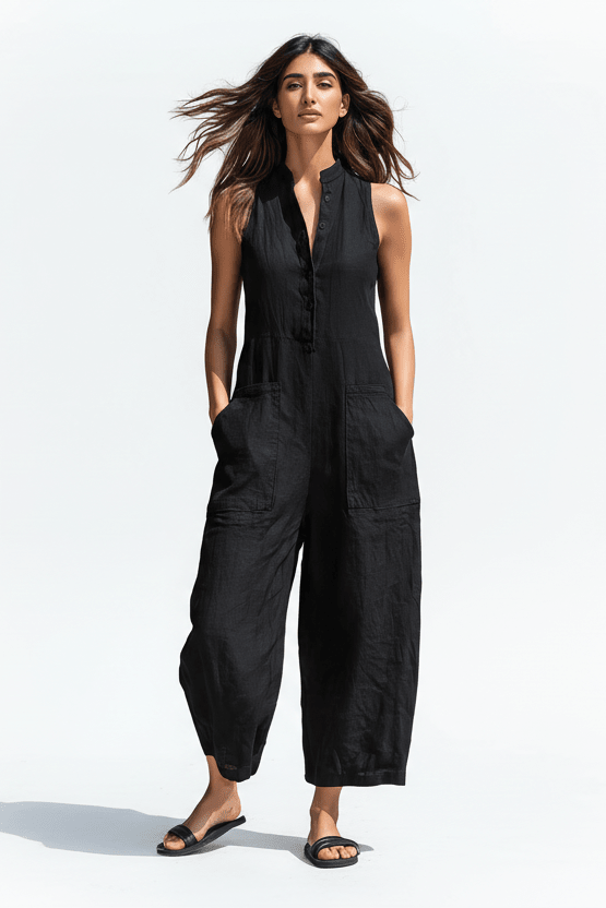 Claudia | Mono minimalista de lino - Ebora Store