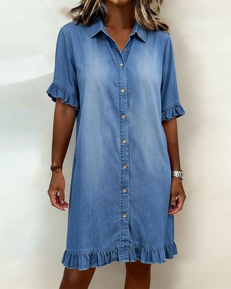 Clara - Cómodo vestido vaquero - Ebora Store