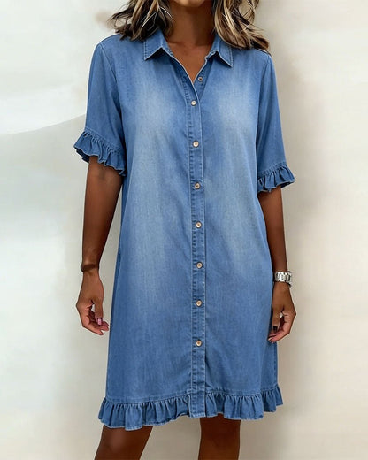 Clara - Cómodo vestido vaquero - Ebora Store