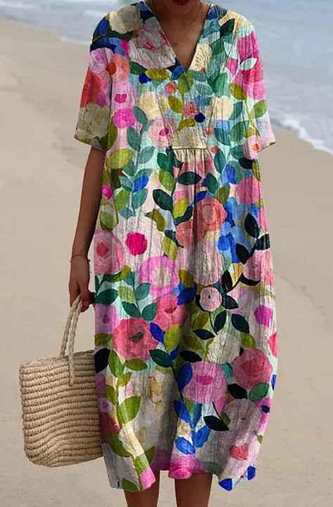 Fenna™ | Vestido Impreso Brisa de Verano