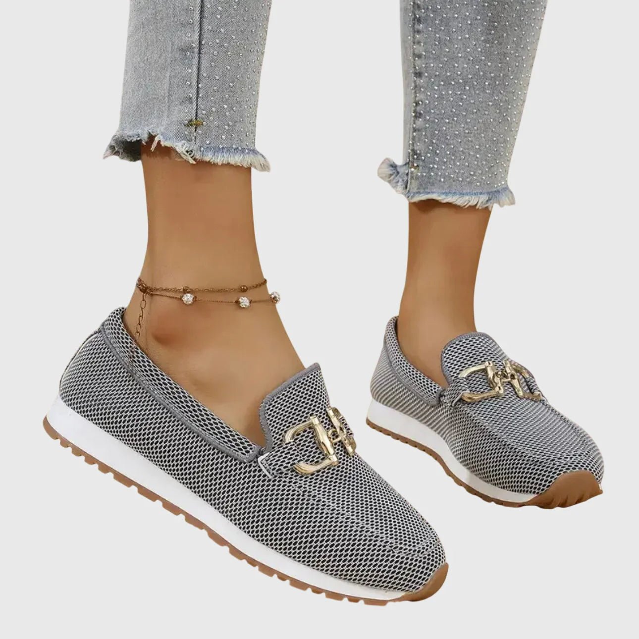 Chiara | Zapatillas deportivas tipo mocasín. - Ebora Store