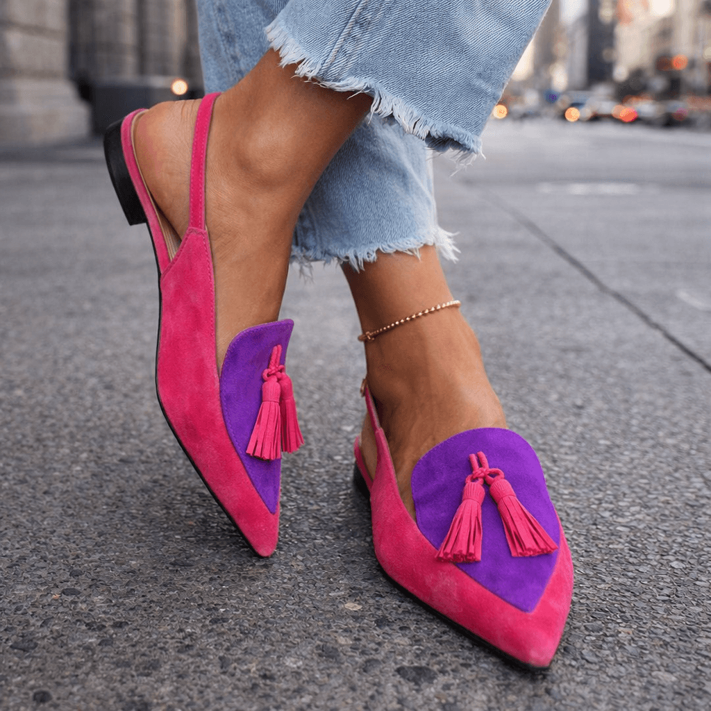 Lorena Sandalias con Tiras y Borlas - Ebora Store