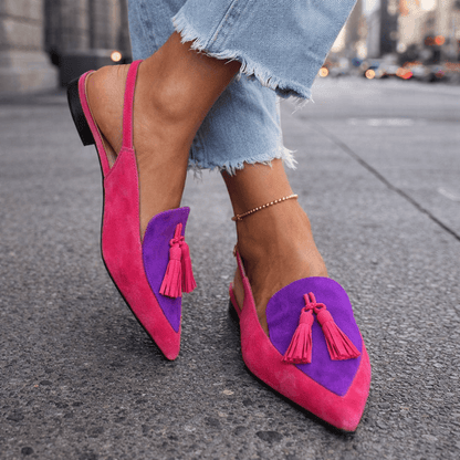 Lorena Sandalias con Tiras y Borlas - Ebora Store