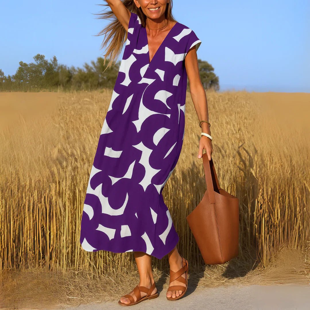Valeria | Vestido con detalles calados - Ebora Store