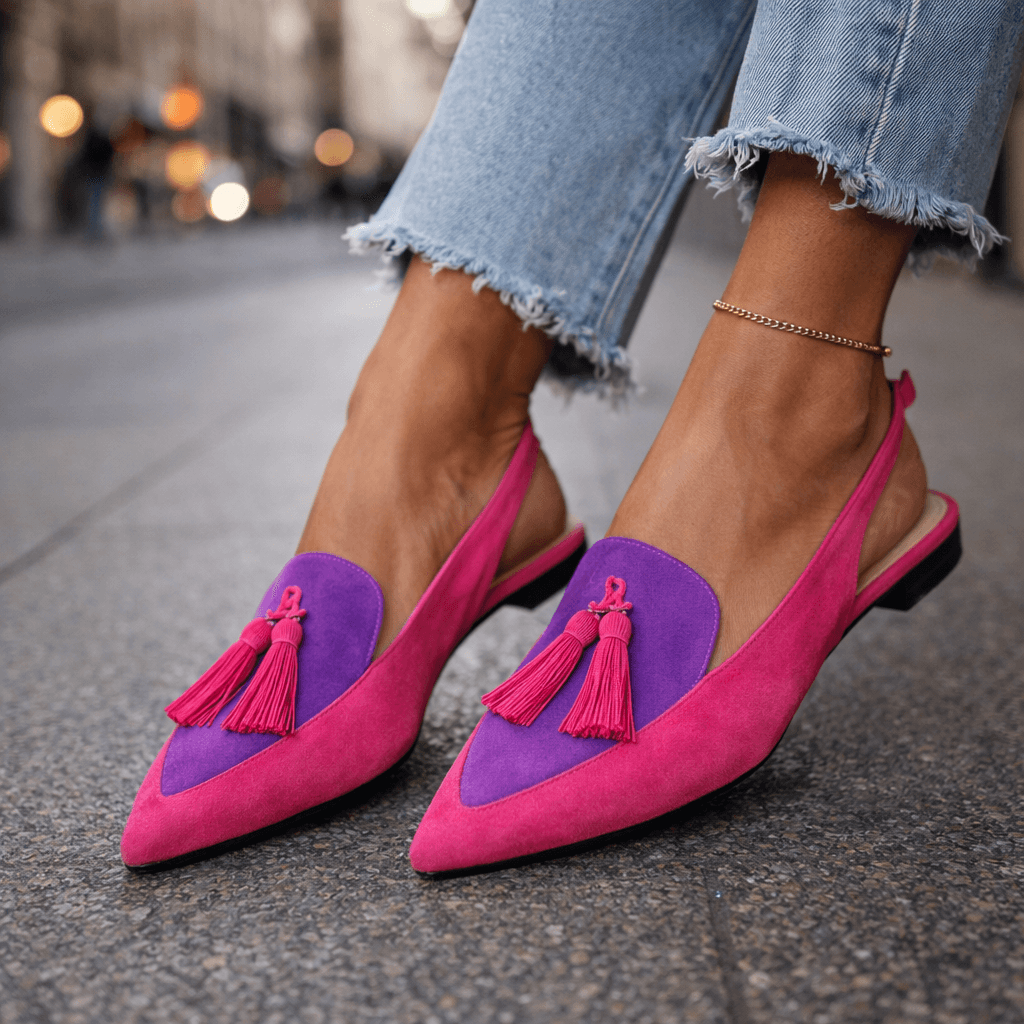 Lorena Sandalias con Tiras y Borlas - Ebora Store