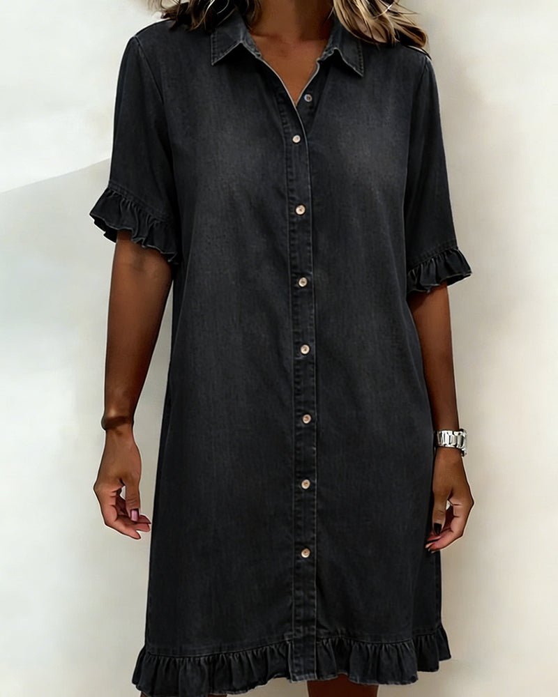 Clara - Cómodo vestido vaquero - Ebora Store
