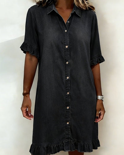 Clara - Cómodo vestido vaquero - Ebora Store