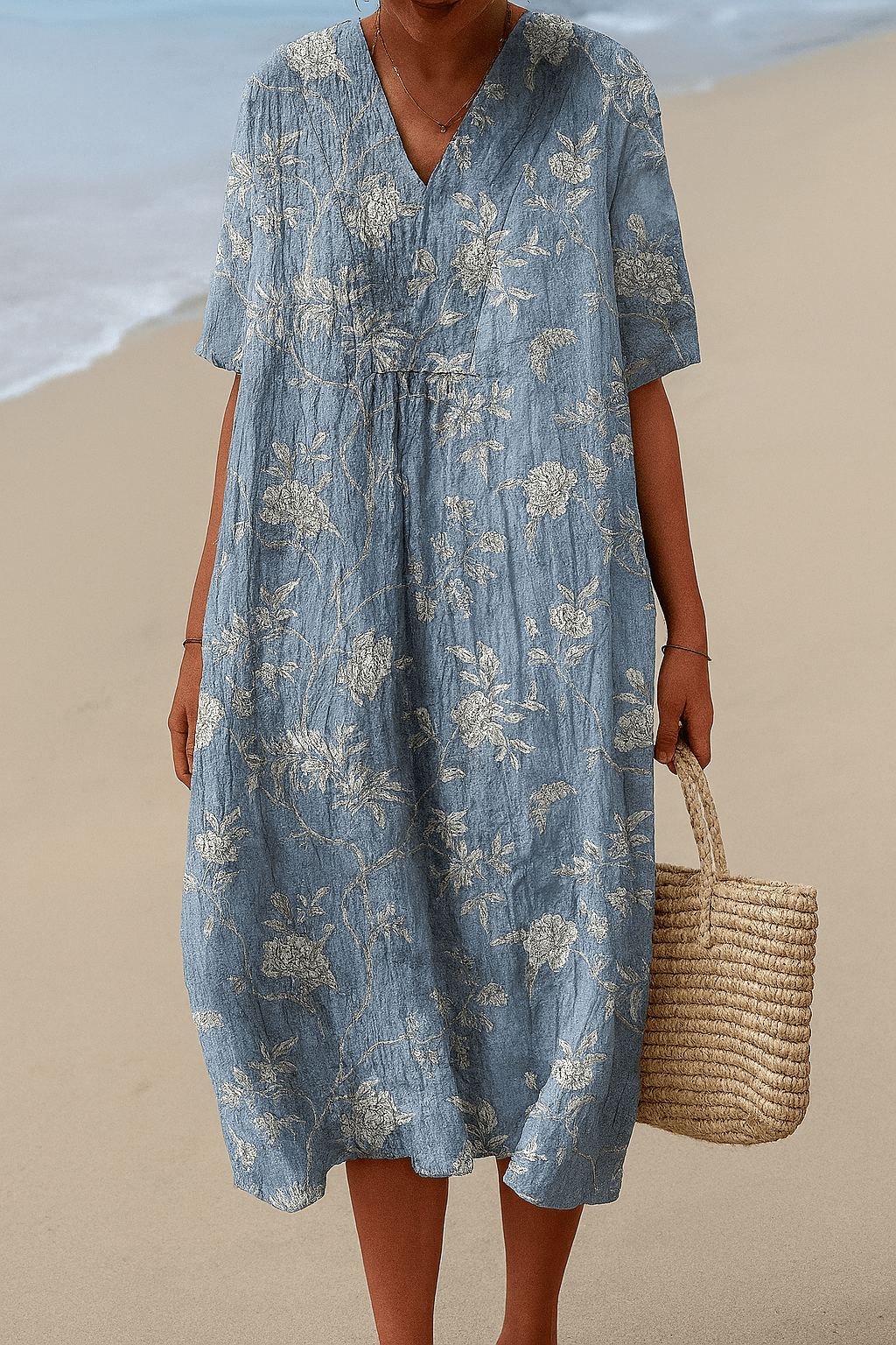 Jacqueline - Vestido de Verano Inspirado en Artistas - Ebora Store