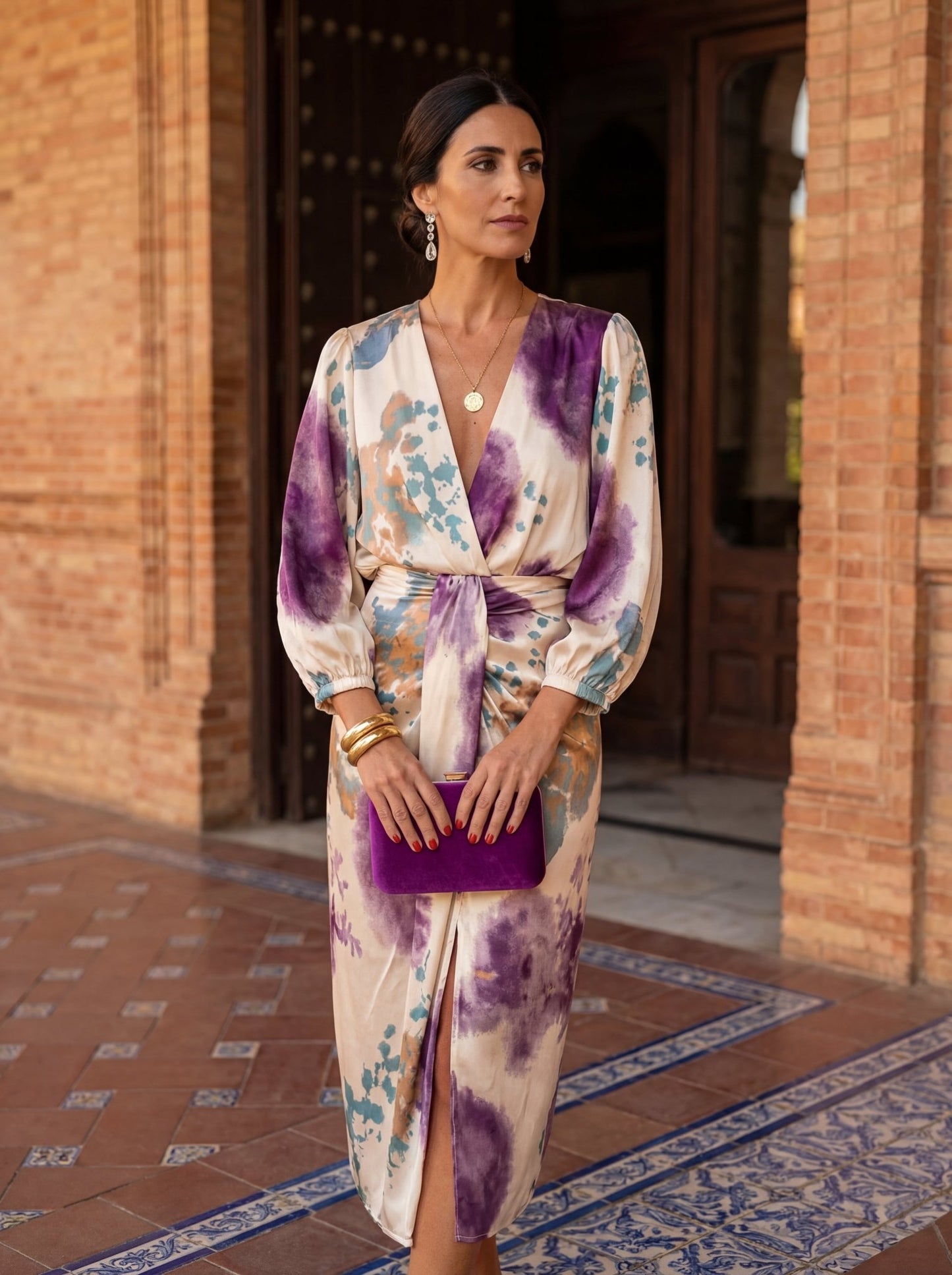 Valeria | Vestido Escote V - Ebora Store