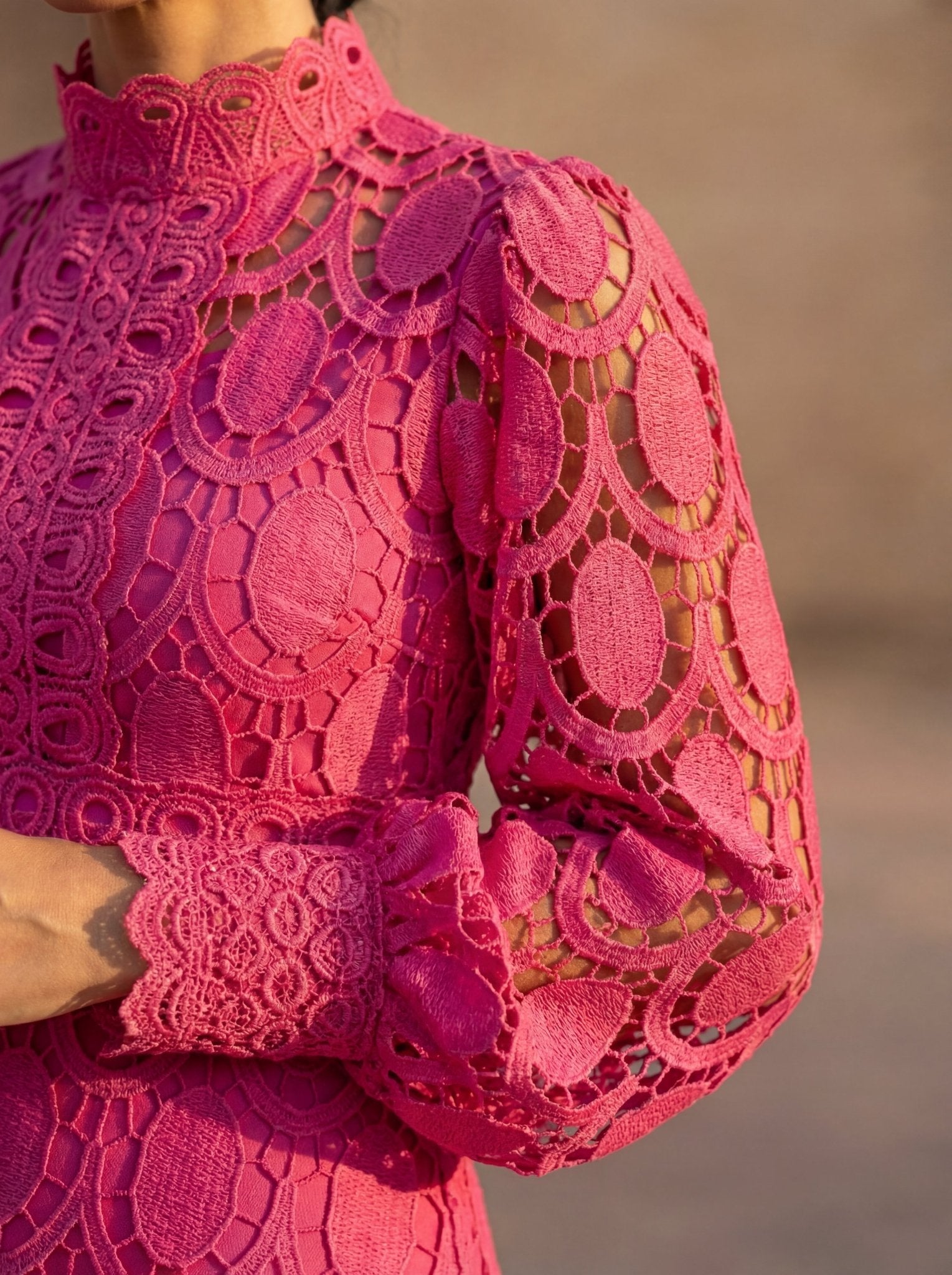 Carmona | Vestido de encaje primaveral - Ebora Store