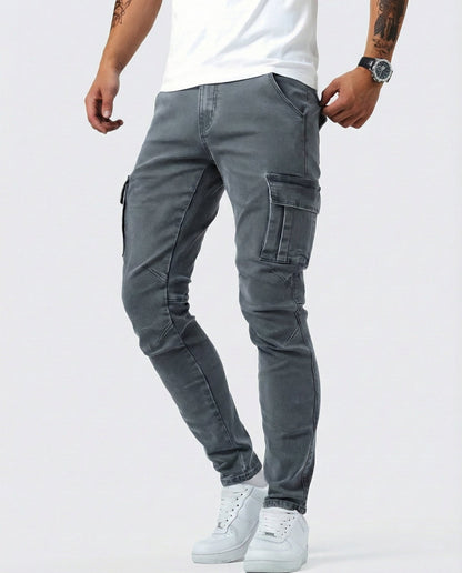 Pantalón Cargo Elástico - Ebora Store