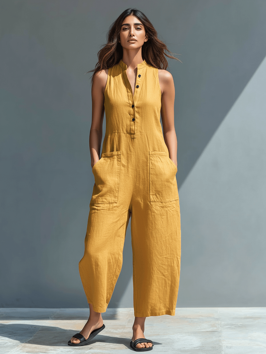 Claudia | Mono minimalista de lino - Ebora Store