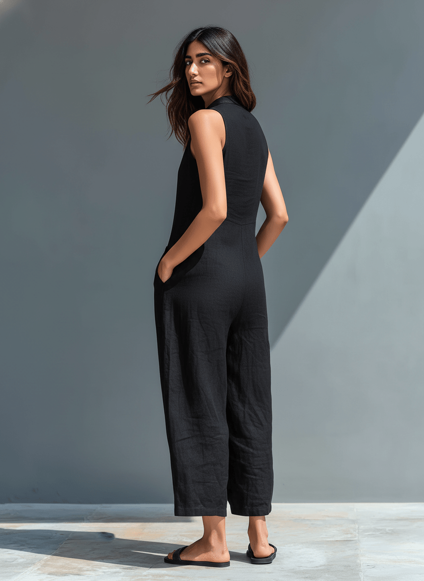 Claudia | Mono minimalista de lino - Ebora Store