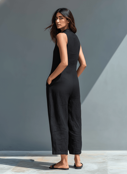 Claudia | Mono minimalista de lino - Ebora Store