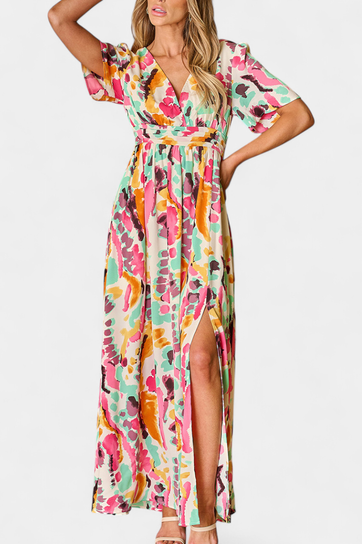 Yuki | Vestido Tie - Dye V - Ebora Store