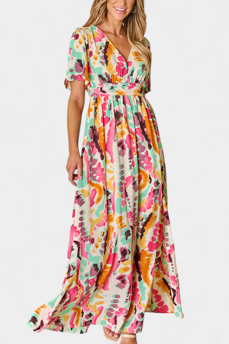 Yuki | Vestido Tie - Dye V - Ebora Store