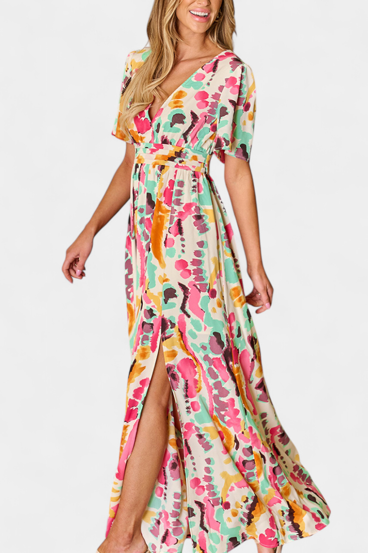 Yuki | Vestido Tie - Dye V - Ebora Store