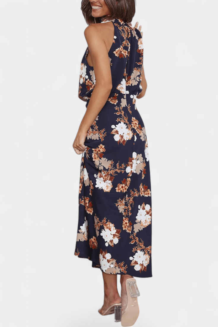 Lisa | Maxi Floral Halter - Ebora Store