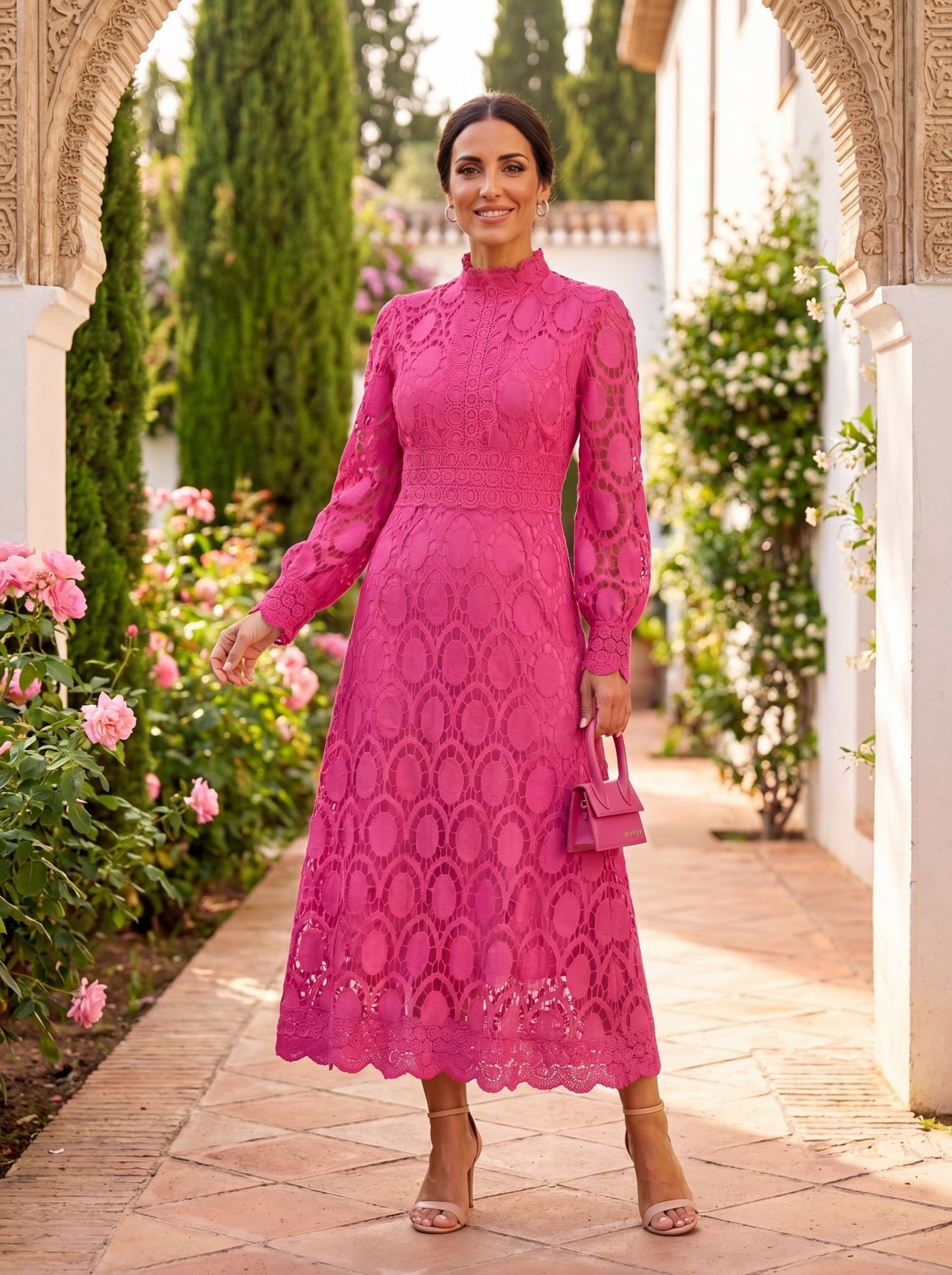 Carmona | Vestido de encaje primaveral - Ebora Store