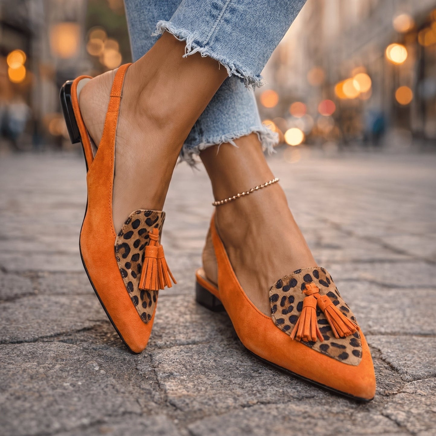 Lorena Sandalias con Tiras y Borlas - Ebora Store
