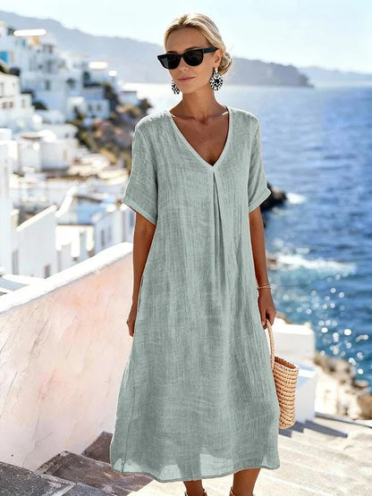 Carolina | Vestido largo holgado - Ebora Store