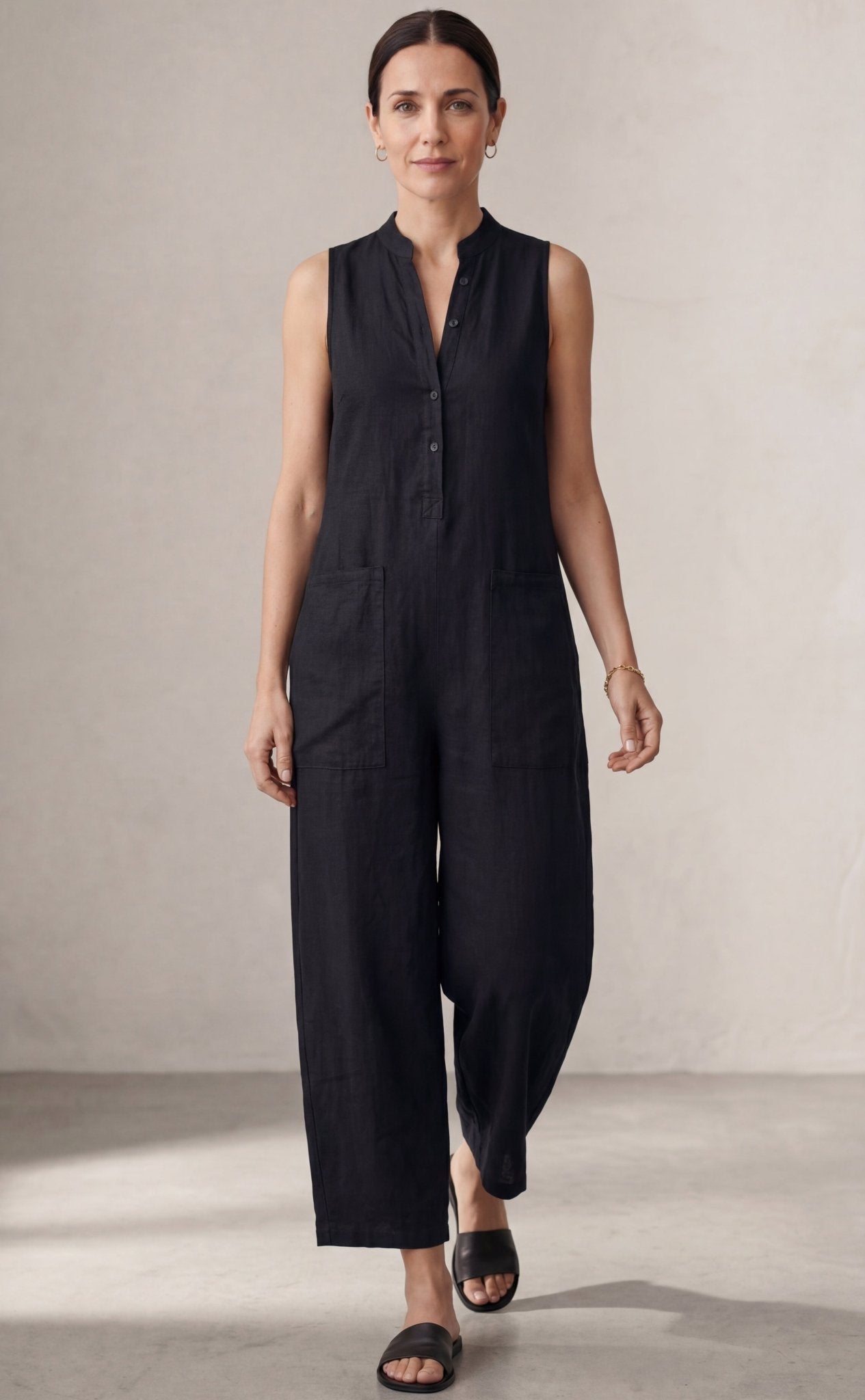 Claudia | Mono minimalista de lino - Ebora Store