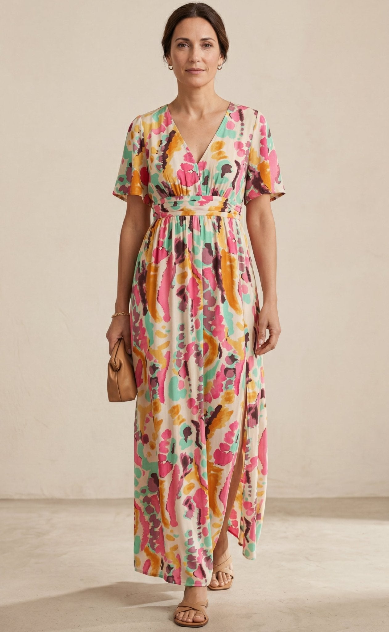 Yuki | Vestido Tie - Dye V - Ebora Store