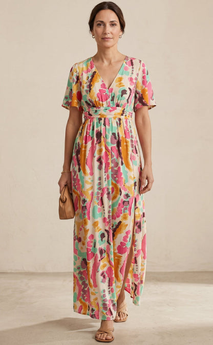 Yuki | Vestido Tie - Dye V - Ebora Store