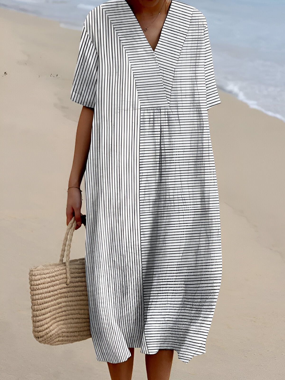 Quirine™ | Vestido Impreso Brisa de Verano - Ebora Store