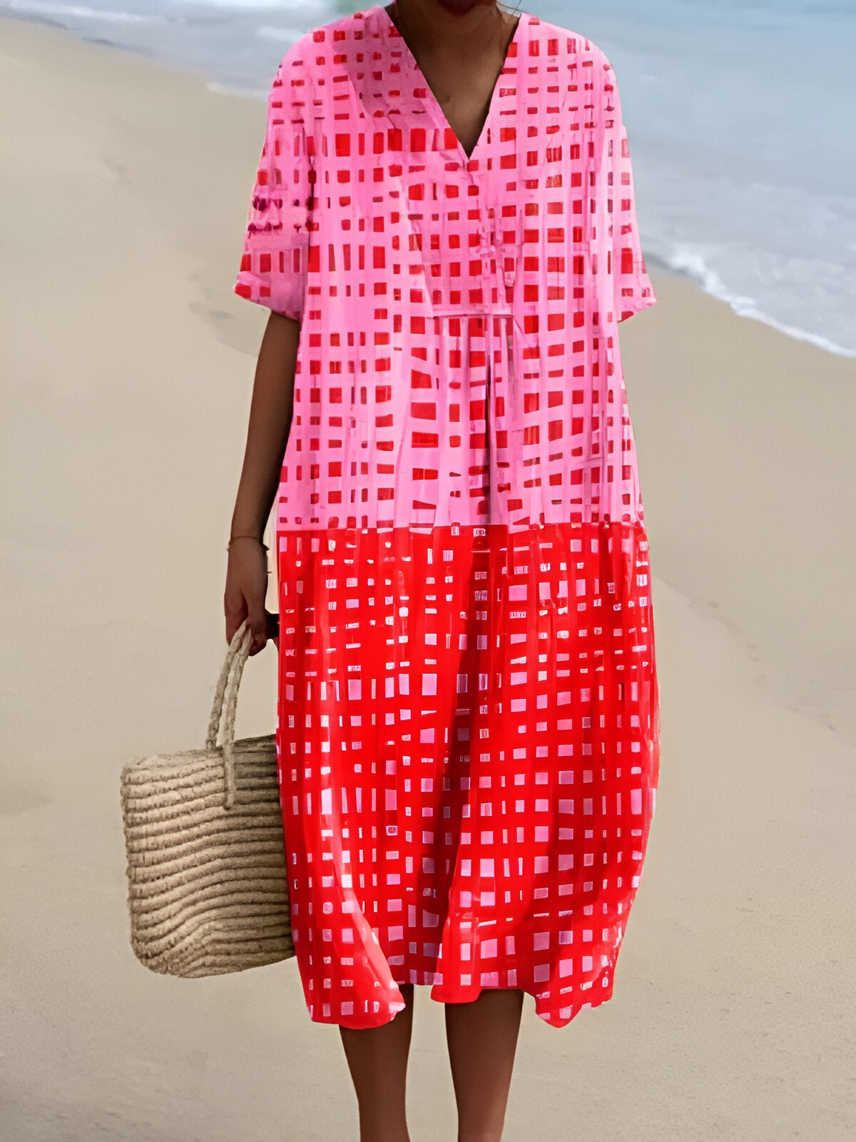 Viena™ | Vestido Impreso Brisa de Verano - Ebora Store