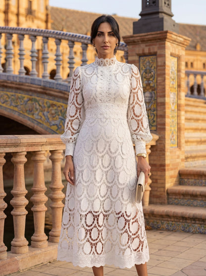 Carmona | Vestido de encaje primaveral - Ebora Store