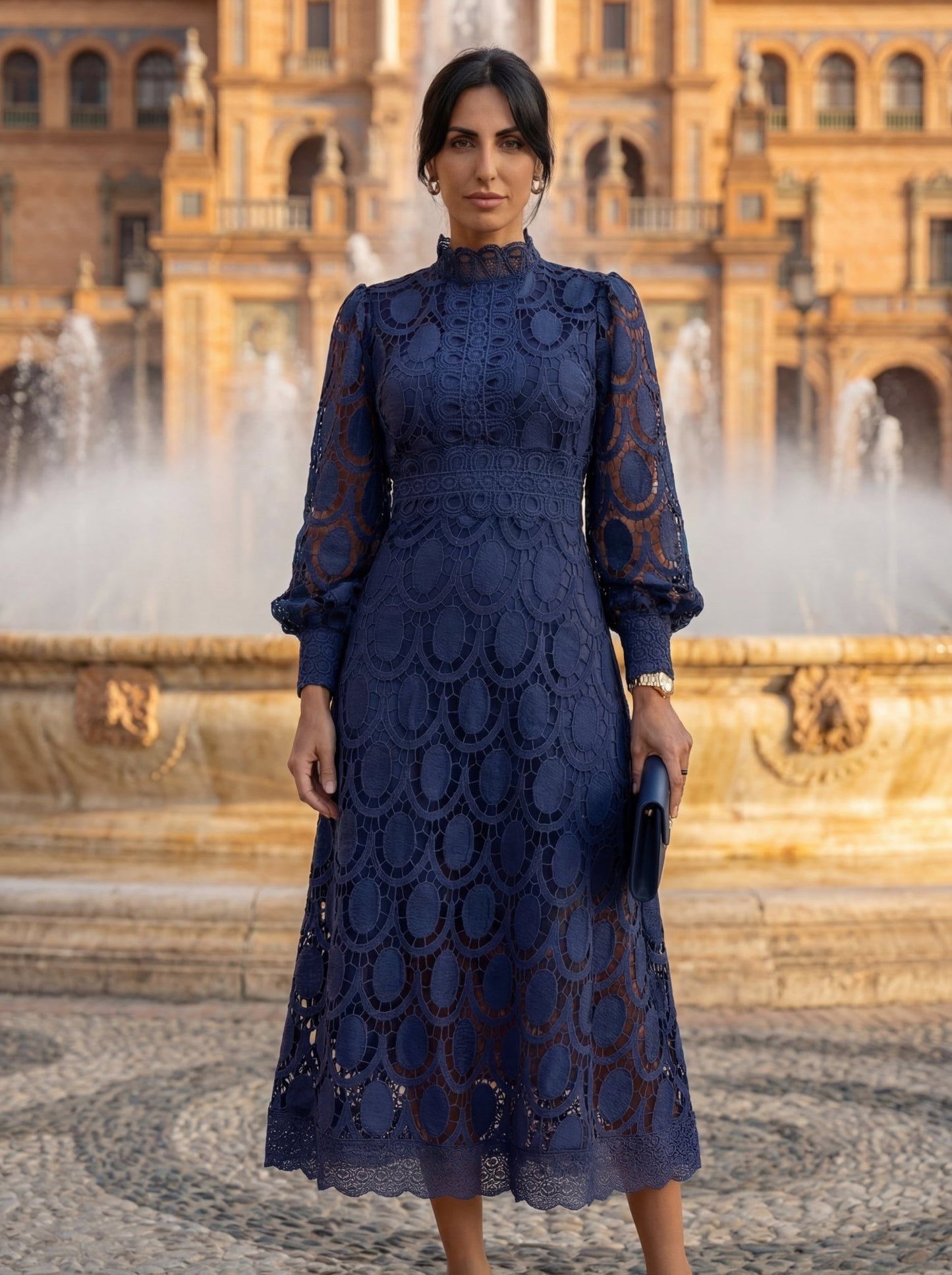 Carmona | Vestido de encaje primaveral - Ebora Store