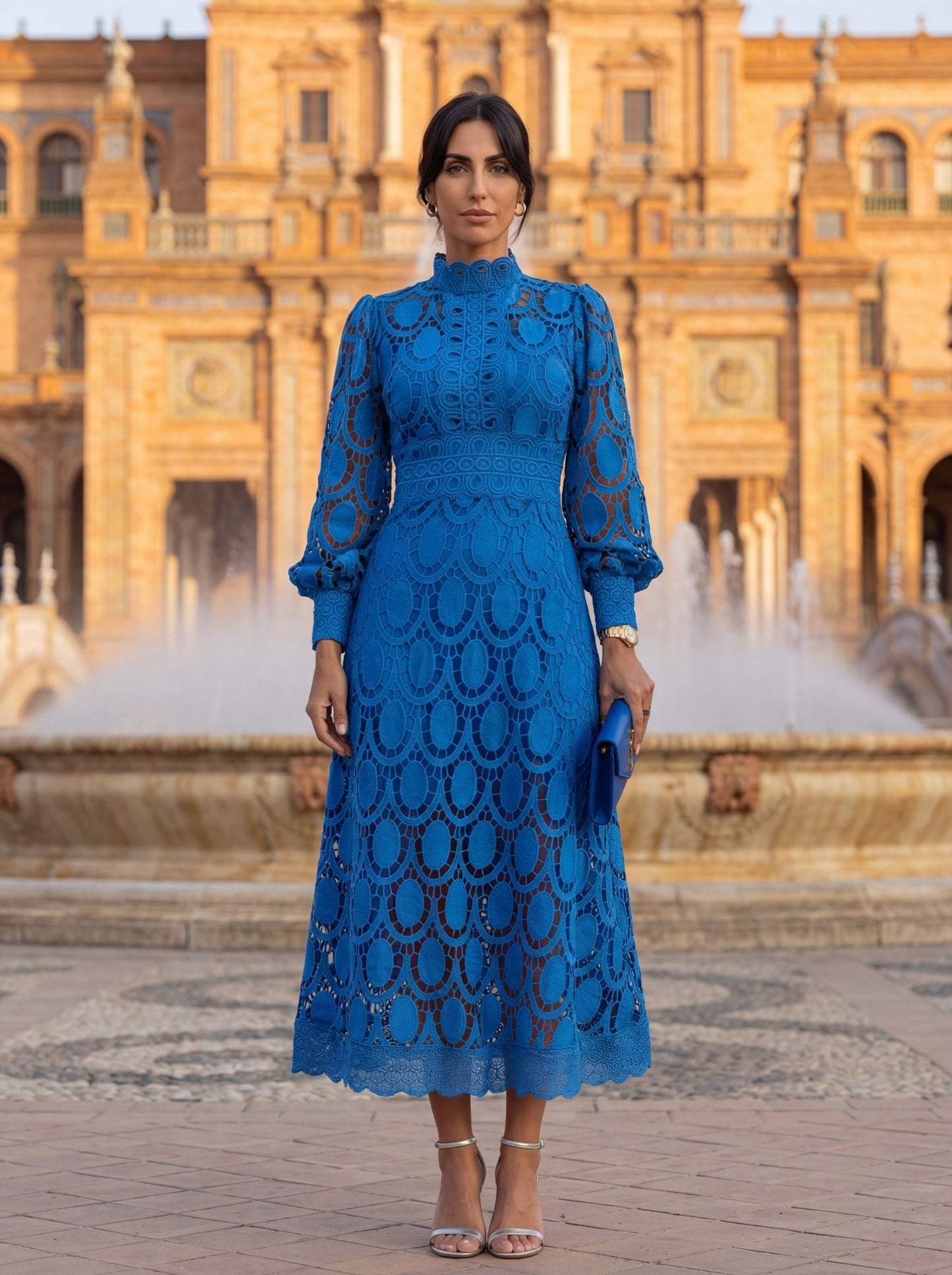 Carmona | Vestido de encaje primaveral - Ebora Store