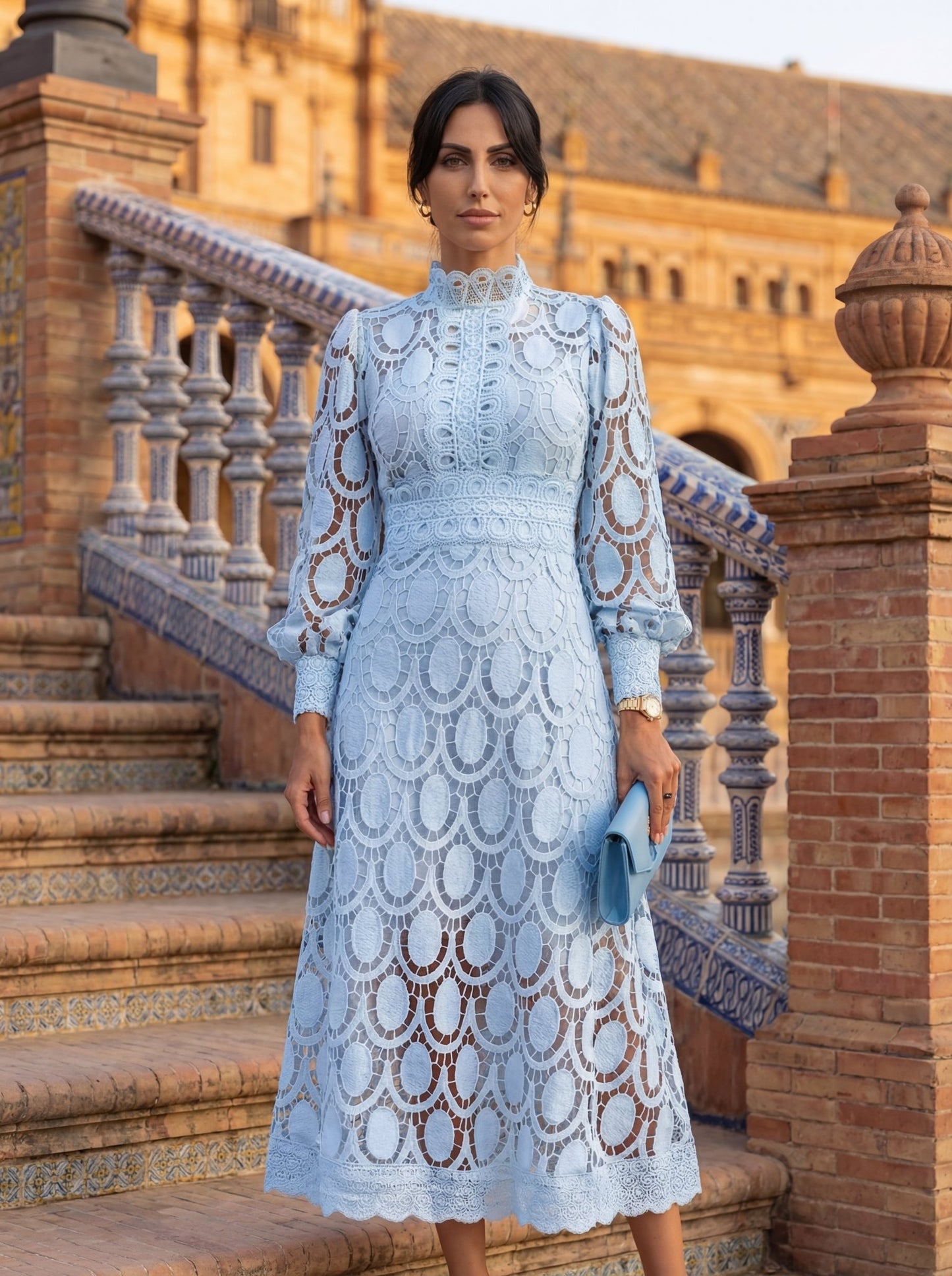 Carmona | Vestido de encaje primaveral - Ebora Store
