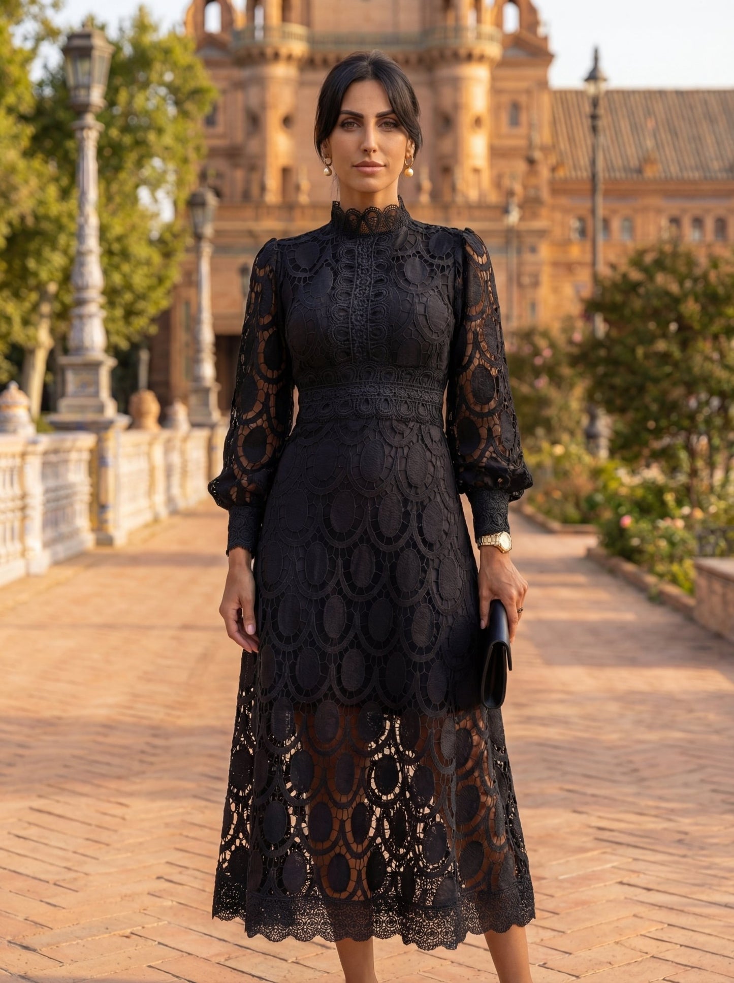 Carmona | Vestido de encaje primaveral - Ebora Store