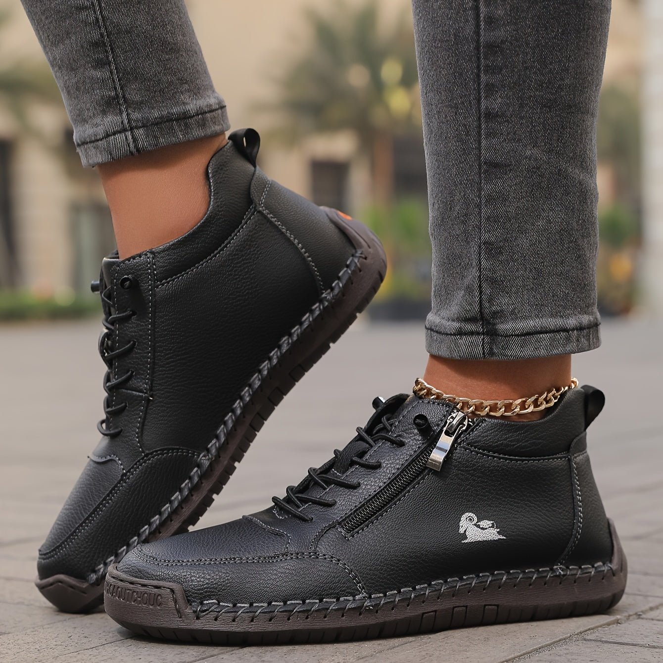 Mila – Zapatillas ligeras con cremallera y soporte ergonómico - Ebora Store