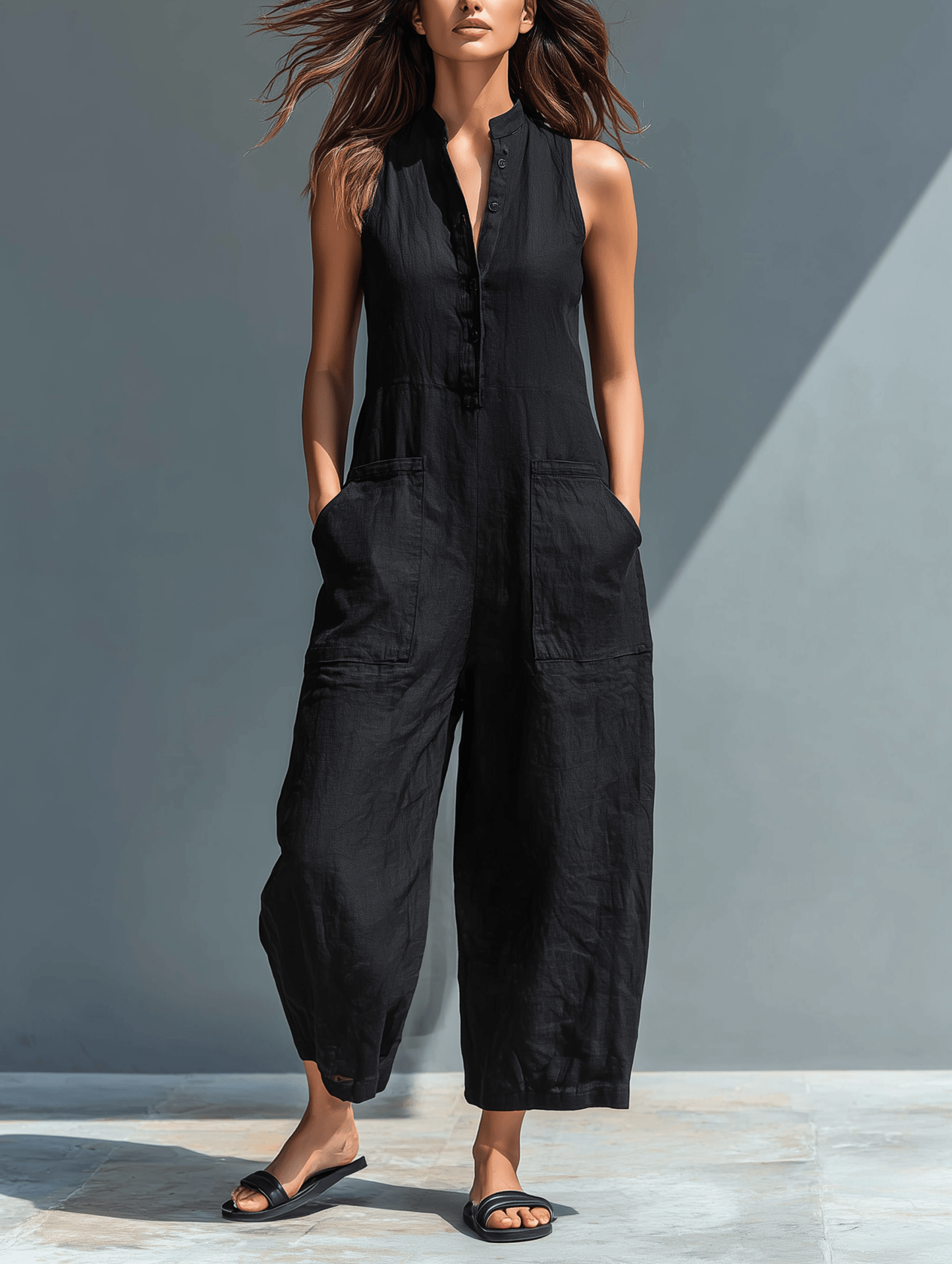 Claudia | Mono minimalista de lino - Ebora Store