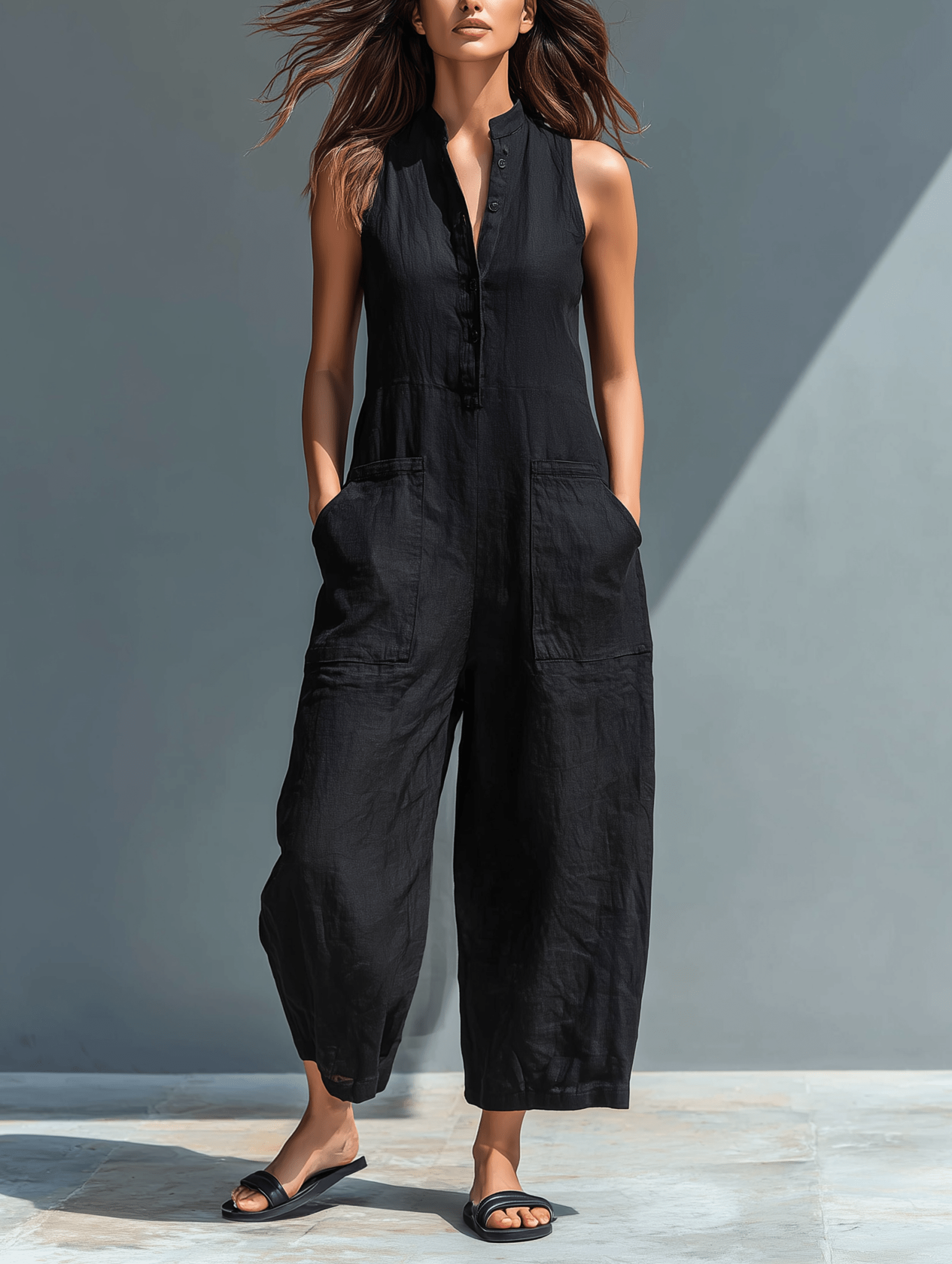 Claudia | Mono minimalista de lino - Ebora Store