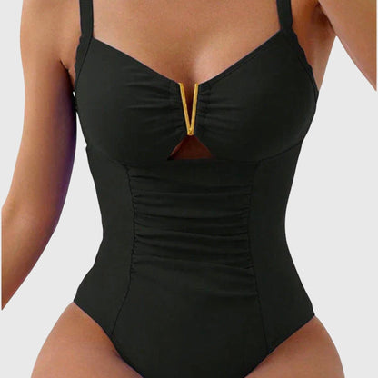 Cinzia - Traje de baño con escote en V - Ebora Store