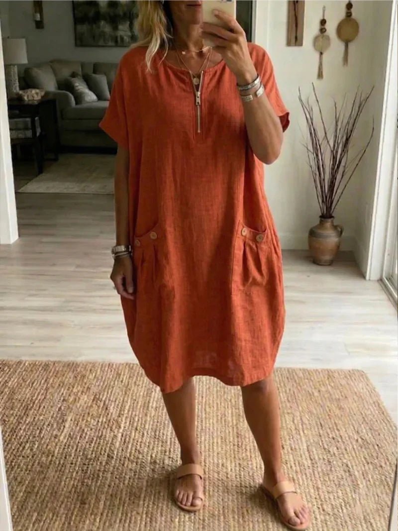 Teresa | Vestido con cremallera - Ebora Store
