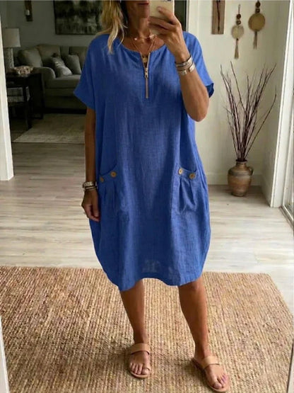 Teresa | Vestido con cremallera - Ebora Store