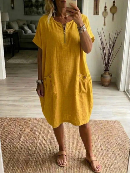 Teresa | Vestido con cremallera - Ebora Store